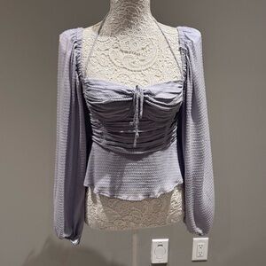 ASTR the Label Periwinkle Top Sz S